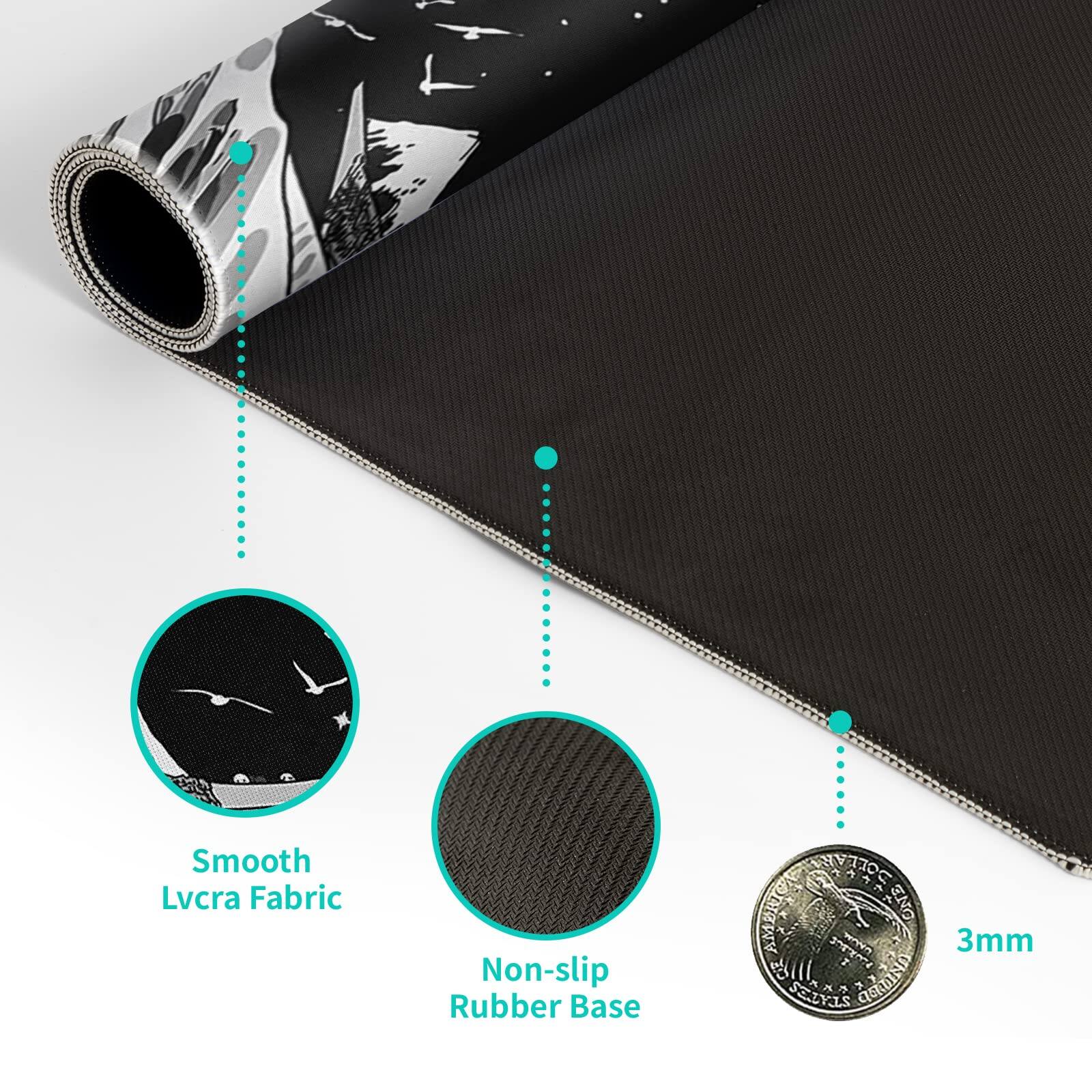 Smooth Lycra Fabric  
Non-slip Rubber Base  
3mm