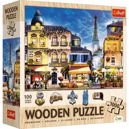 Trefl - Wood French Alley 1000 Piece Wooden Puzzle