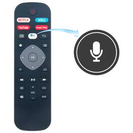WINFLIKE - New URMT26RST004 Replace Remote Compatible for Philips Android TV Google Voice Asst - Black