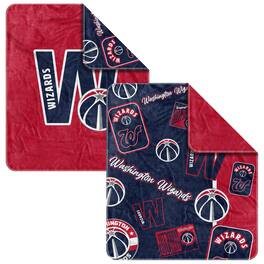 Logo Brands - Washington Wizards 50" x 60" Dream Weave Throw Blanket - Navy