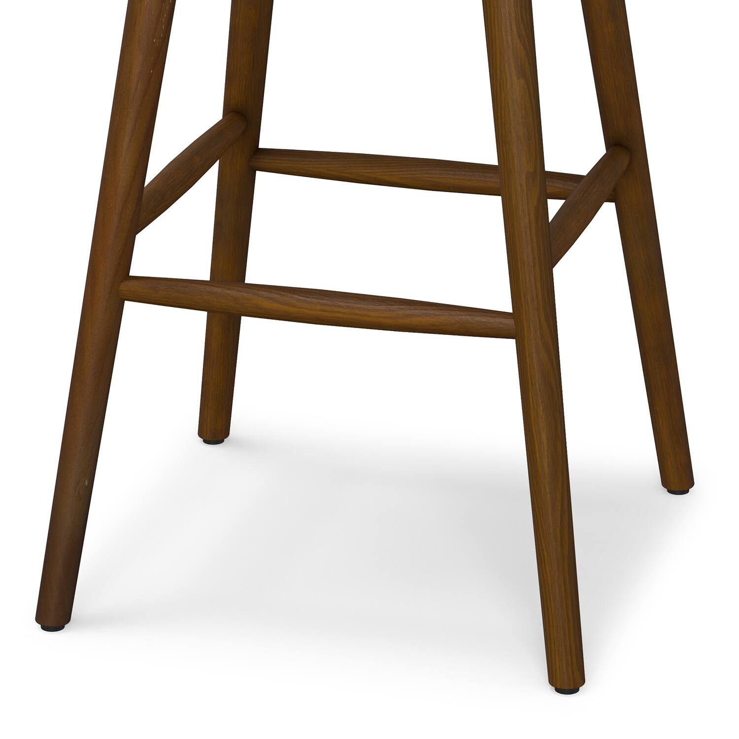 Alt View 4. Simpli Home - Simpli Home Teagan Modern Rustic 30 inch Bar Stool in Dark Walnut , Fully Assembled - Dark Walnut.