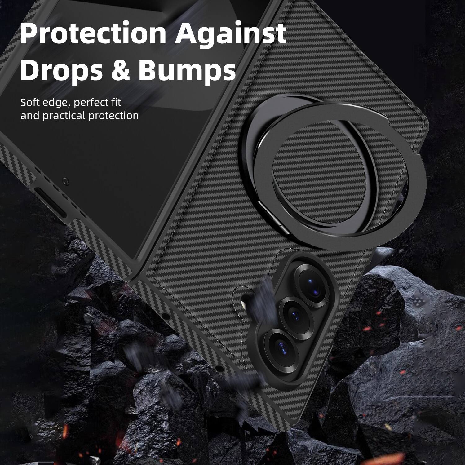 Protection Against Drops & Bumps  
Soft edge, perfect fit and practical protection