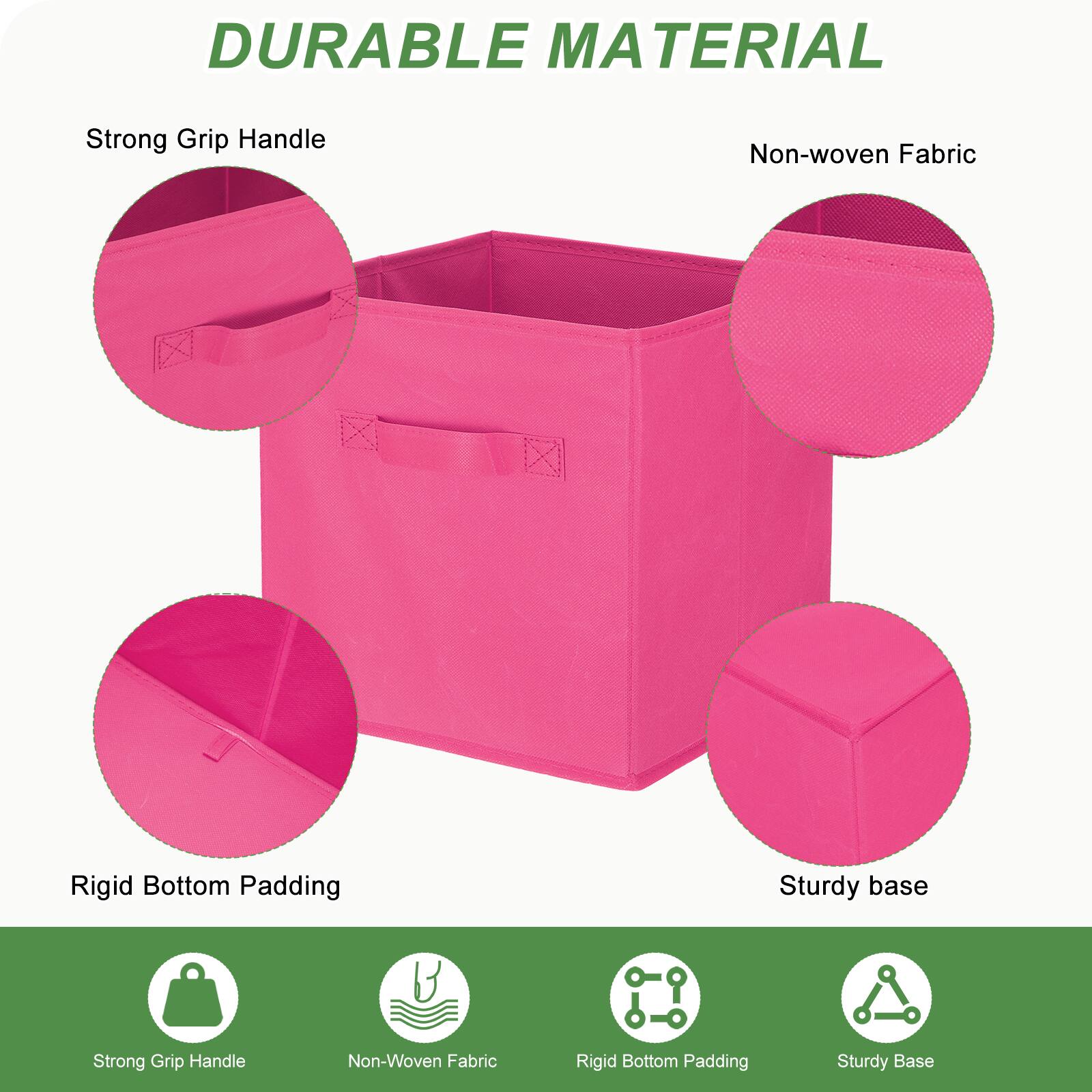 DURABLE MATERIAL

- Strong Grip Handle
- Non-woven Fabric
- Rigid Bottom Padding
- Sturdy Base