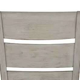 Liberty Furniture Industries - Ladder Back Upholstered Side Chair (RTA)-Set of 2 - White