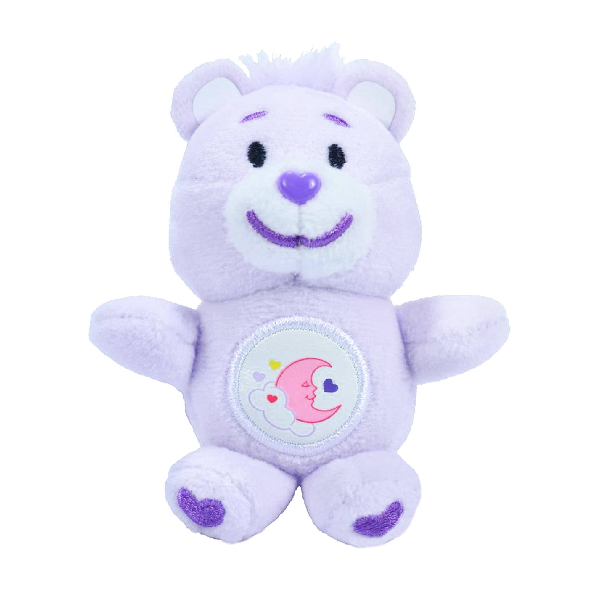 Front. Super Impulse - World's Smallest Care Bears Plush Series 6 | Sweet Dreams Bear - Purple.