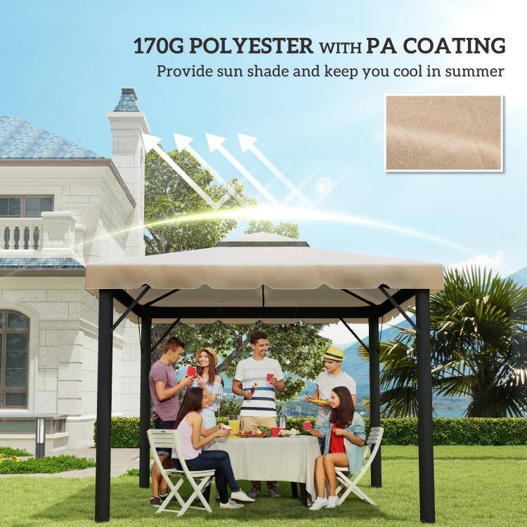 170G POLYESTER WITH PA COATING  
Provide sun shade and keep you cool in summer