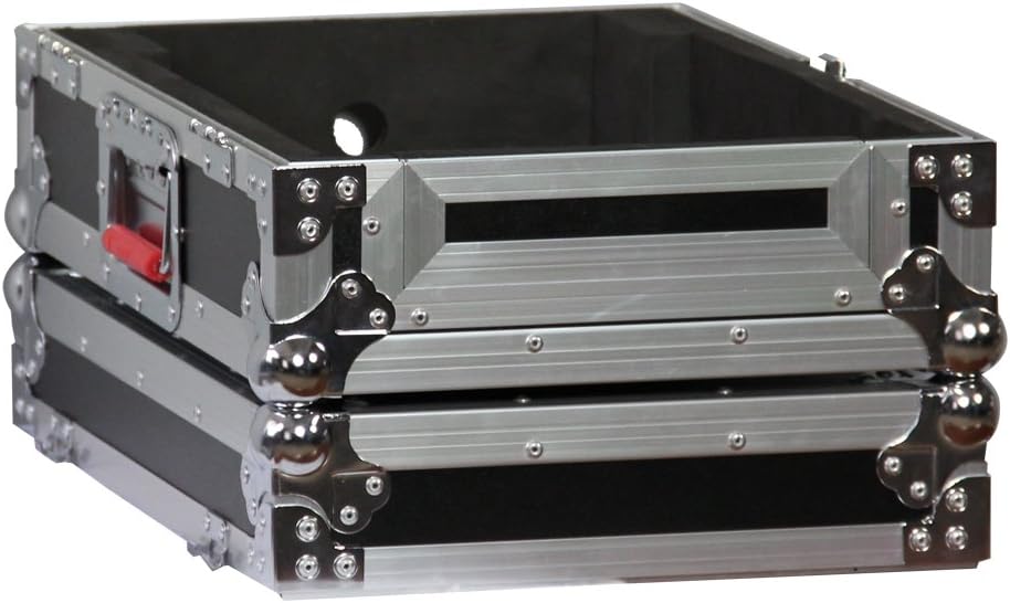 Alt View 1. Gator - Tour Case for 12-Inch DJ Mixers with Plywood Construction and Rear Cable Access Ports.
