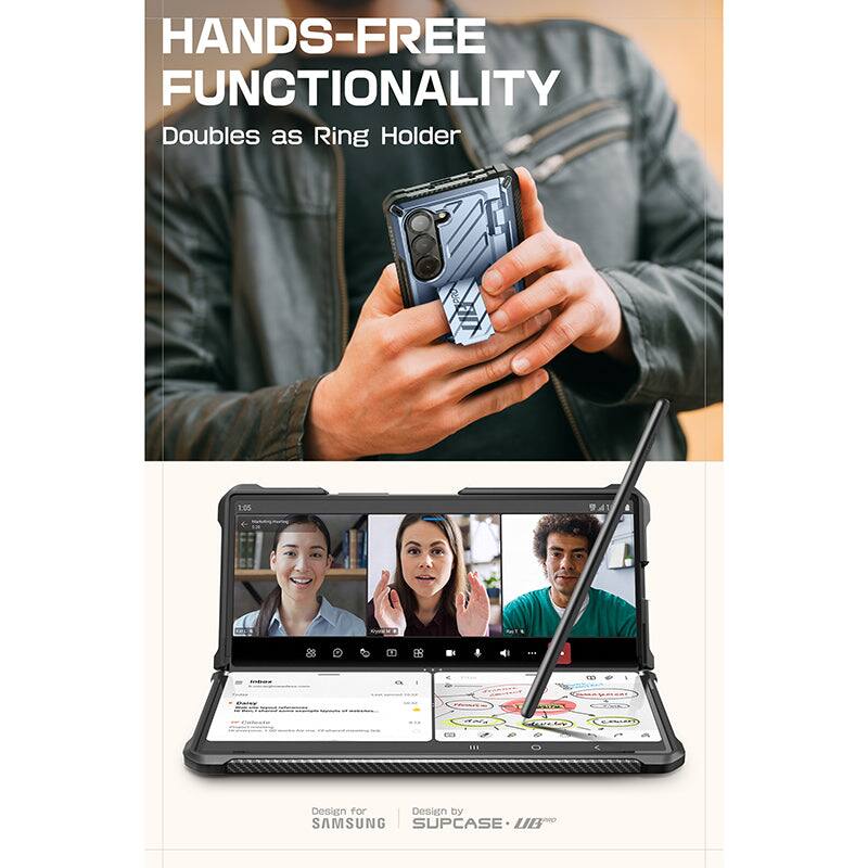 HANDS-FREE FUNCTIONALITY  
Doubles as Ring Holder  

Design for SAMSUNG  
Design by SUPCASE UB