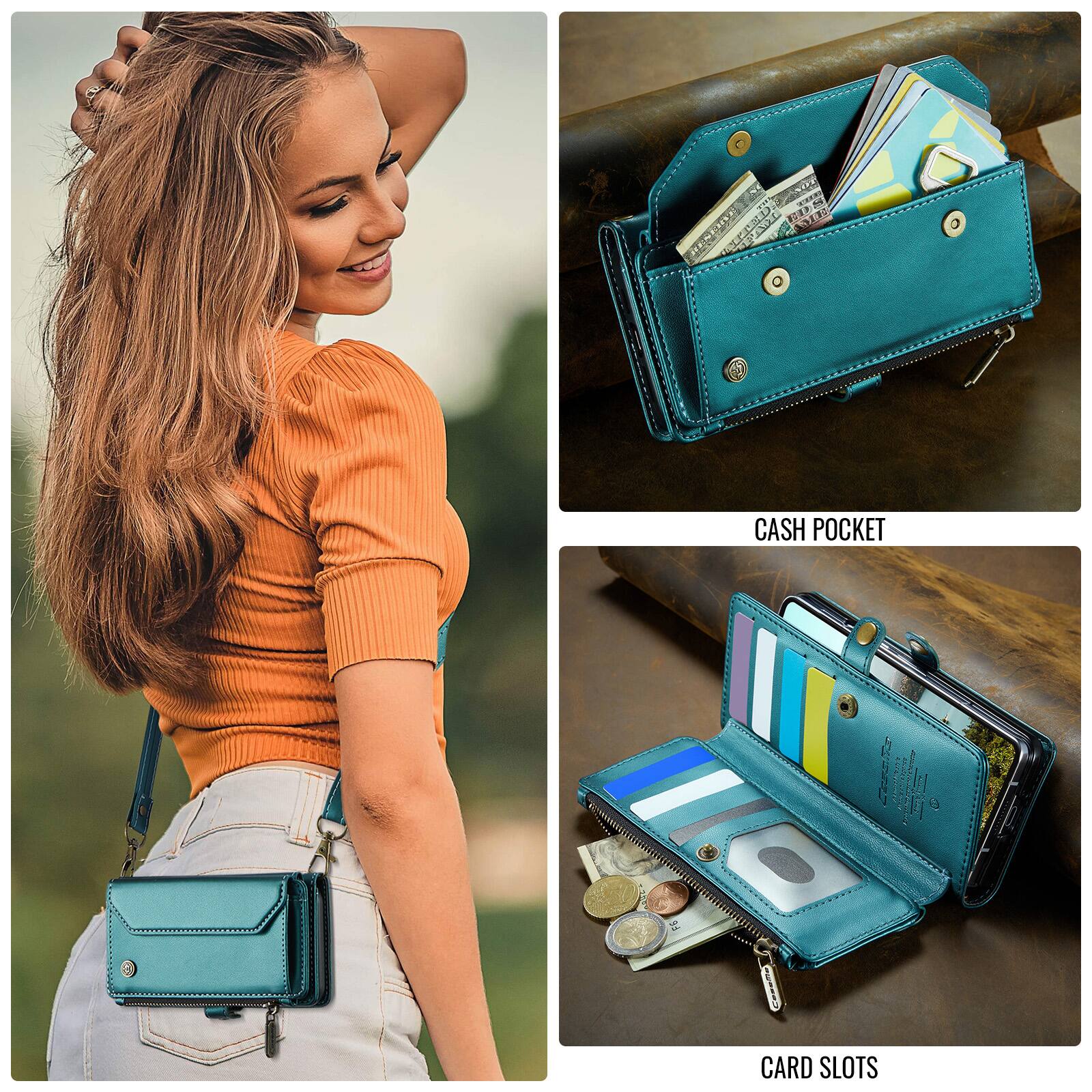 CASH POCKET

CARD SLOTS