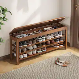 Walnut-3 Tier(wood) 47.2"W x 11.8"D x 20.5"H