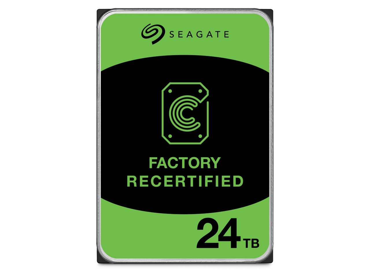 Seagate - Refurbished Excellent - Recertified Exos X 24TB HDD - 3.5" CMR SATA 6Gb/s, 7200 RPM, 512MB Cache