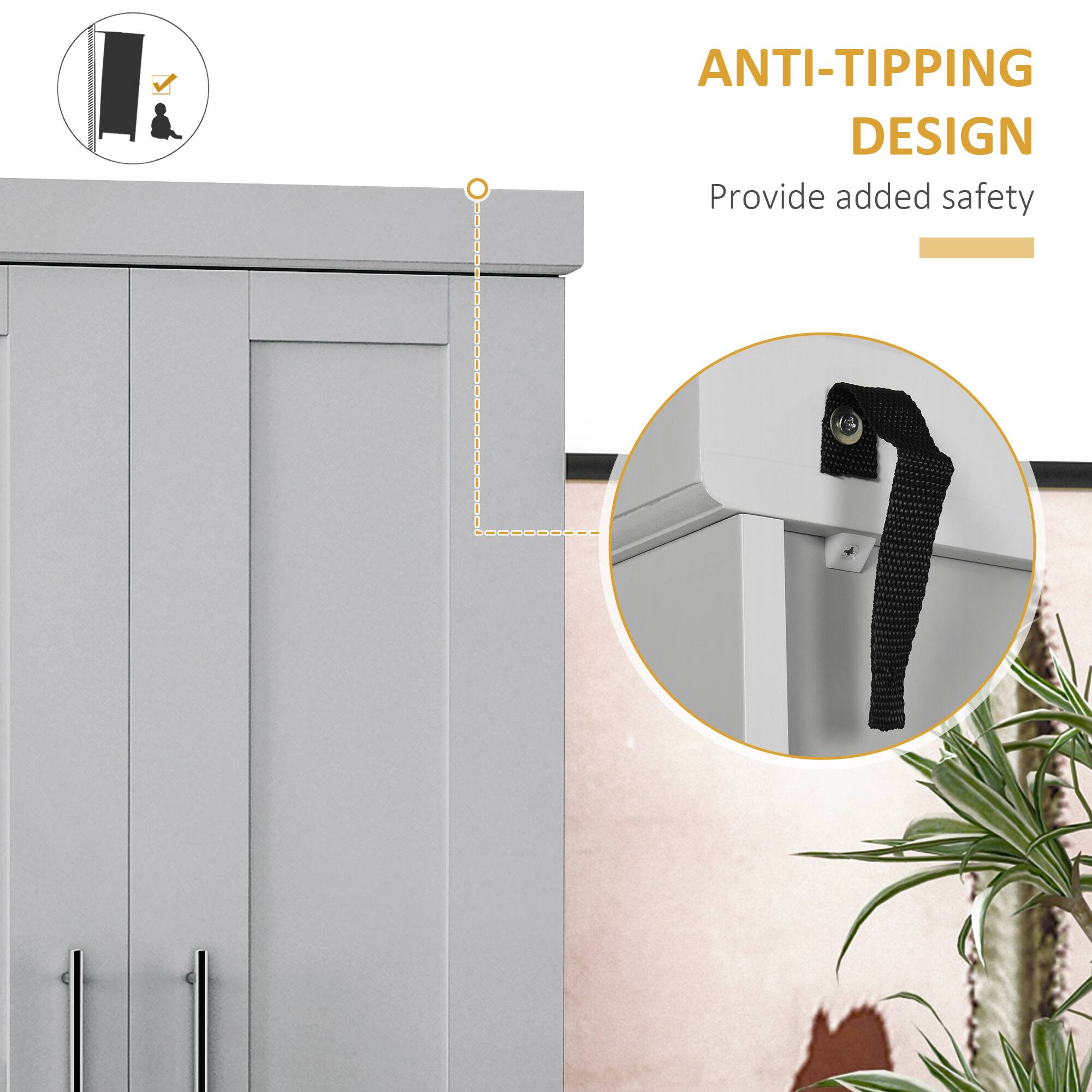 ANTI-TIPPING DESIGN
Provide added safety