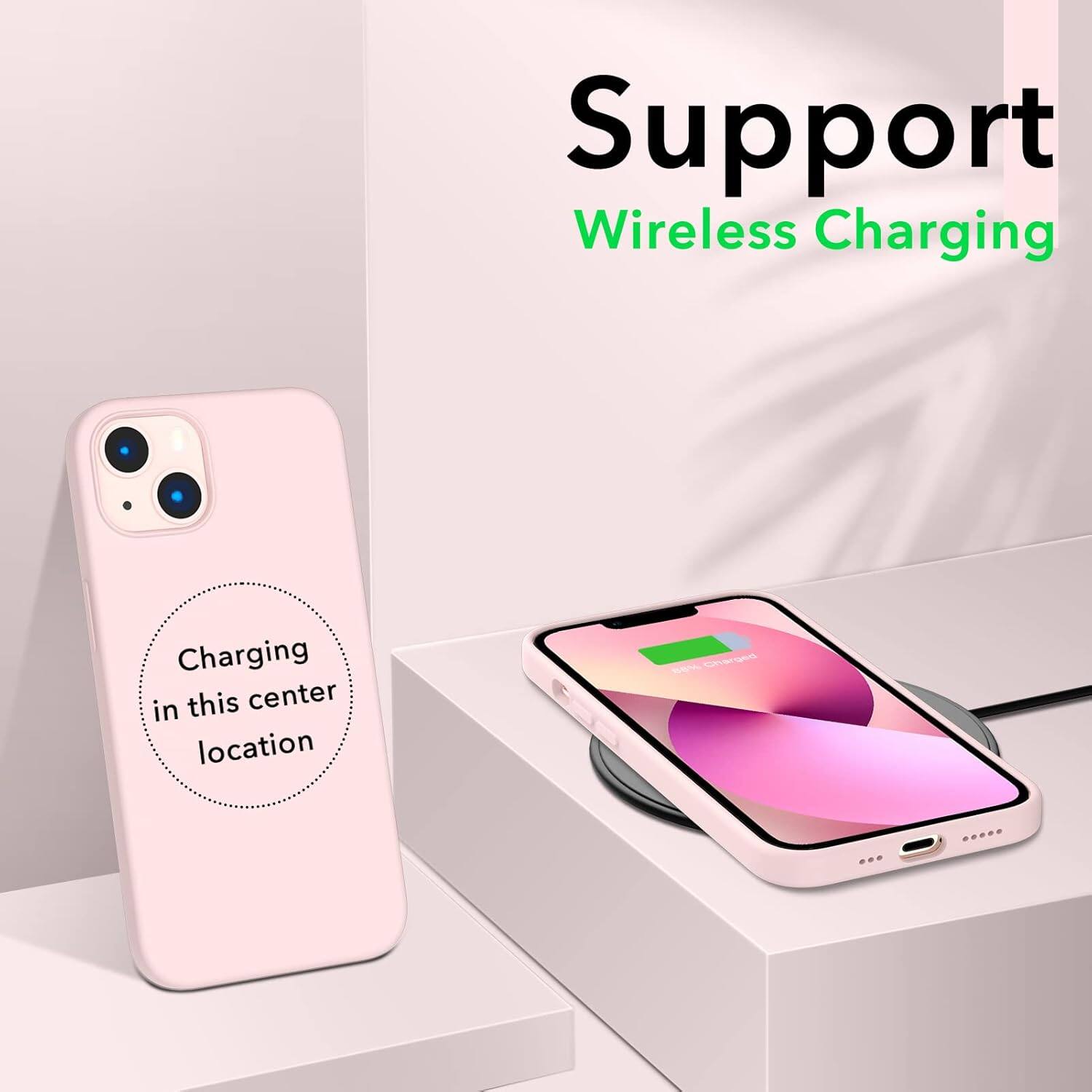 Support Wireless Charging Charging in this center location
