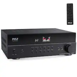 PYLE - 7.2 Channel AV Home Theater Receiver - Black
