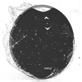 PYLE - Portable Bluetooth Speaker with Loud Crystal - Black