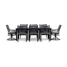 Yardbird® - Lily 9 Piece Rectangular Outdoor Dining Set - Shale
