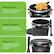 Handy Scoops
Handy scoop lifts, drains, and serves. No messy basket.
Nonstick Surface
Ceramic nonstick surface inside and out is easy to clean.
Snap-on Lid
Snap-on lid stores oil right in the fryer to use again and again.