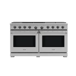 Thor Kitchen - 9.6 Cu Ft. Freestanding Double Oven Convection Gas Range - Stainless steel