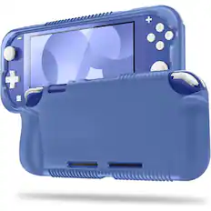 Front. Kitcheniva - Shockproof Silicone Case For Nintendo Switch Lite 2019 Protective Cover Blue - Blue.