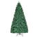 Alt View 13. Costway - 8Ft Pre-Lit Hinged PVC Christmas Tree 430 LED Lights - Green.