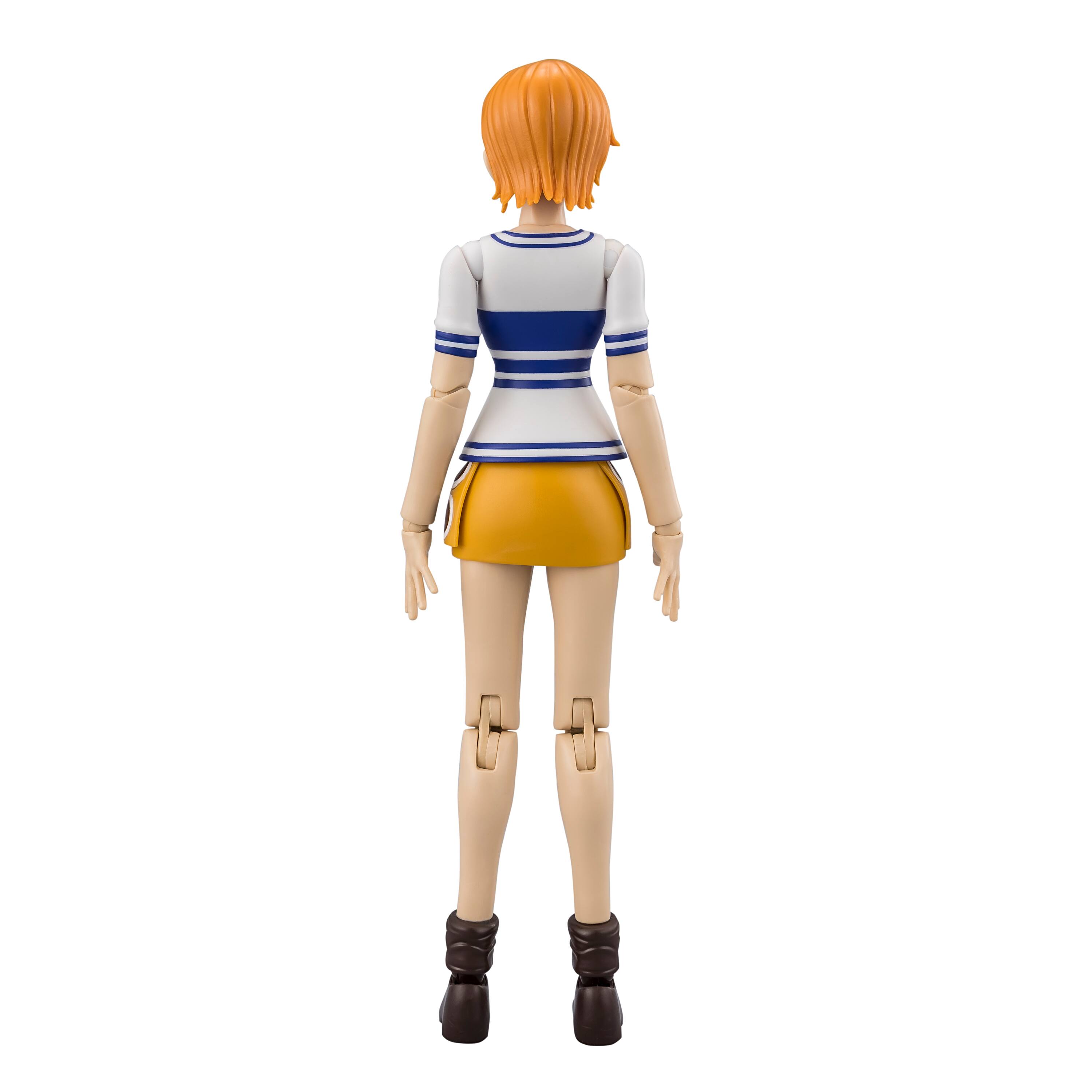 Back. Bandai - Anime Heroes One Piece - Nami 6.5" Figure.