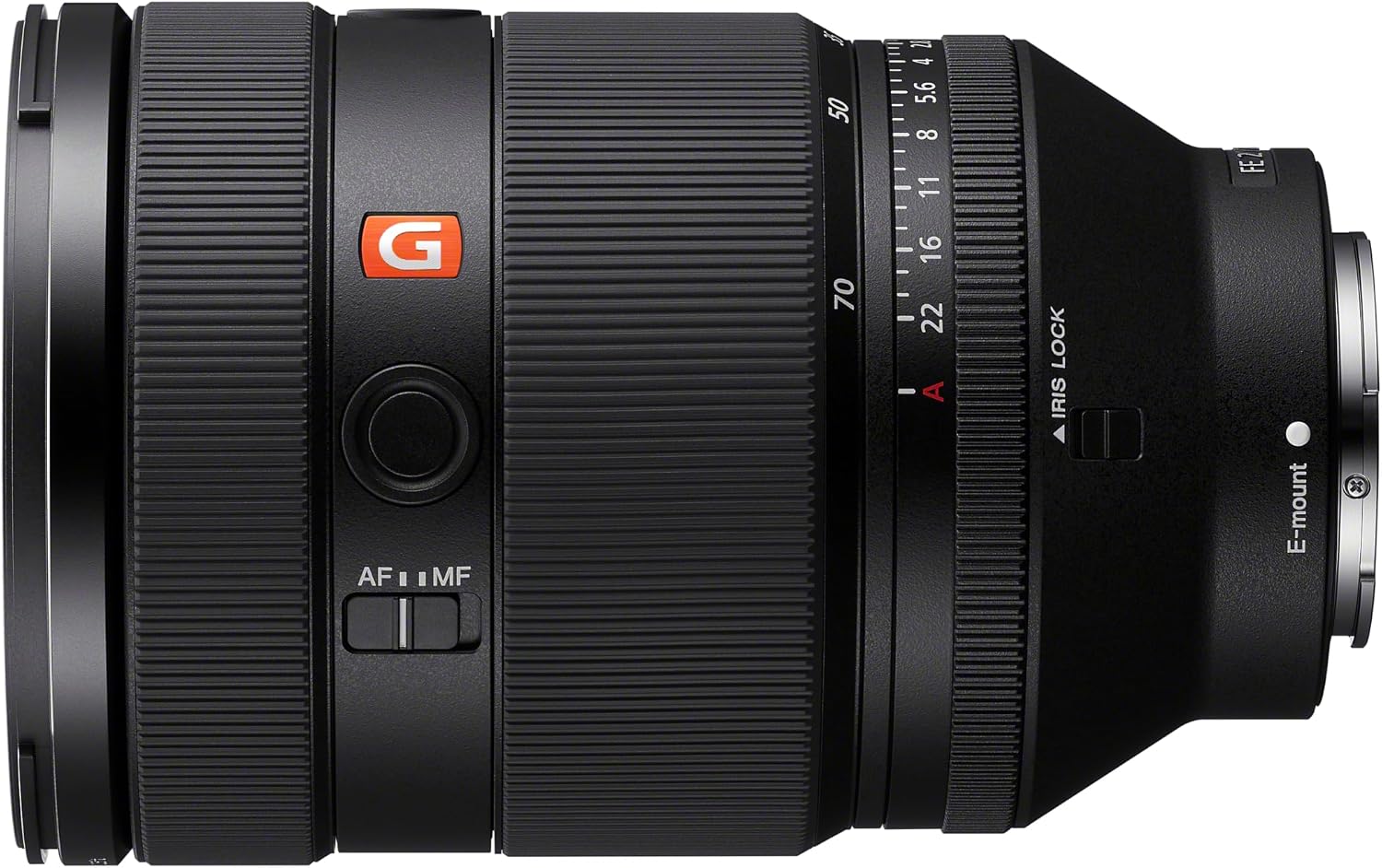 G AF II MF  
50 70  
12 4 21 4 5.6 8 11 16 22  
-  
LOCK IRIS  
FE 2  
E-mount