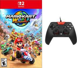Mario Kart World - Nintendo Switch 2 Bundle with Controller Black-Red Ship Fast! - Nintendo Switch 2