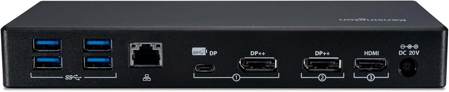 Kensington 10 SSe DP DP++ DP++ HDMI DC 20V 00 1 2 3