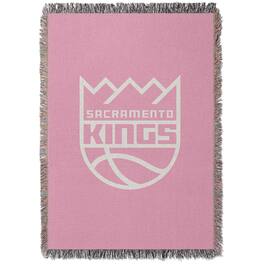 Chad & Jake - Sacramento Kings Woven Blanket - Pink