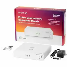 Instant On
Protect your network from cyber threats
HPE Networking Instant On Secure Gateway SG1004
Secure Gateway
Easy to deploy VPN
Configure custom policies to networks and devices
Automatic threat detection and prevention
Hewlett Packard Enterprise