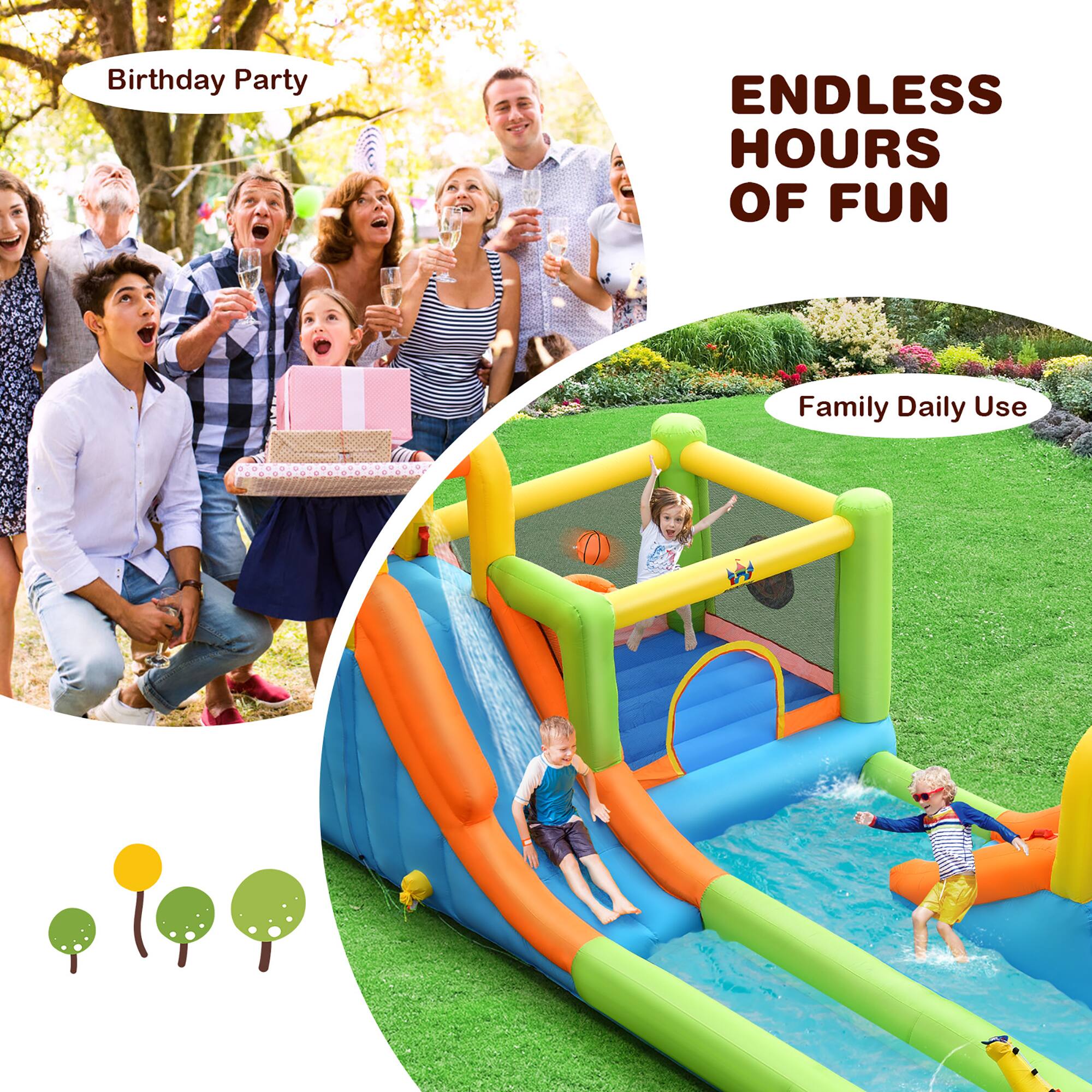 Birthday Party  
ENDLESS HOURS OF FUN  
Family Daily Use