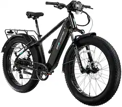 Lectric eBikes - XPeak2 High-Step Long-Range eBike (Max 80mi/28mph) + Rear Rack/Fenders/Elite Headlight/Suspension Seat Post - Tempest Grey - Front_Zoom