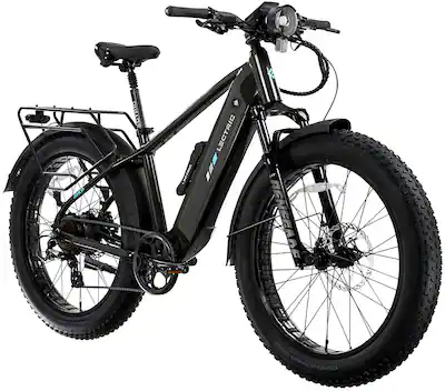 electric bicycle with longest range 2026 Eunorau FLASH 52V Long Bike Moon Black / AWD extending dual batteries Fiido Titan Electric Bike |
