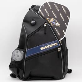 Team Golf - Baltimore Ravens Embroidered Team Pickleball Backpack - Multicolor