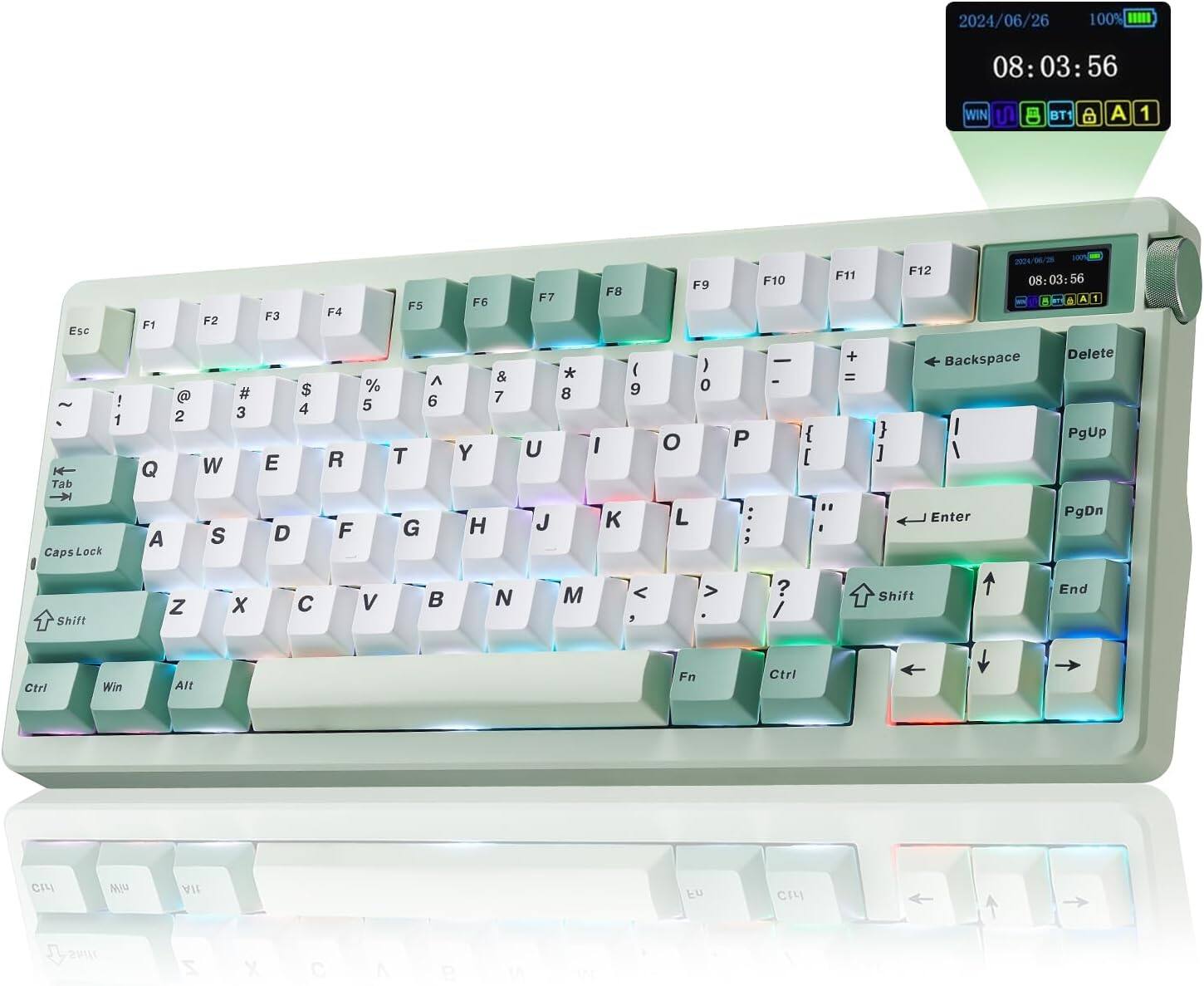 White/ Green