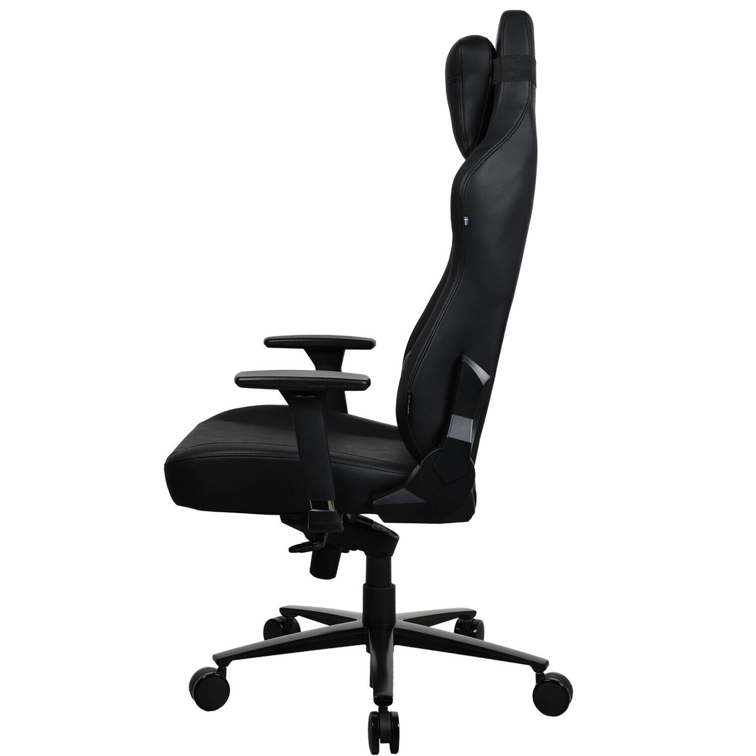 Alt View 11. Arozzi - Vernazza Series Premium XL Soft PU Gaming Chair - Pure Black.
