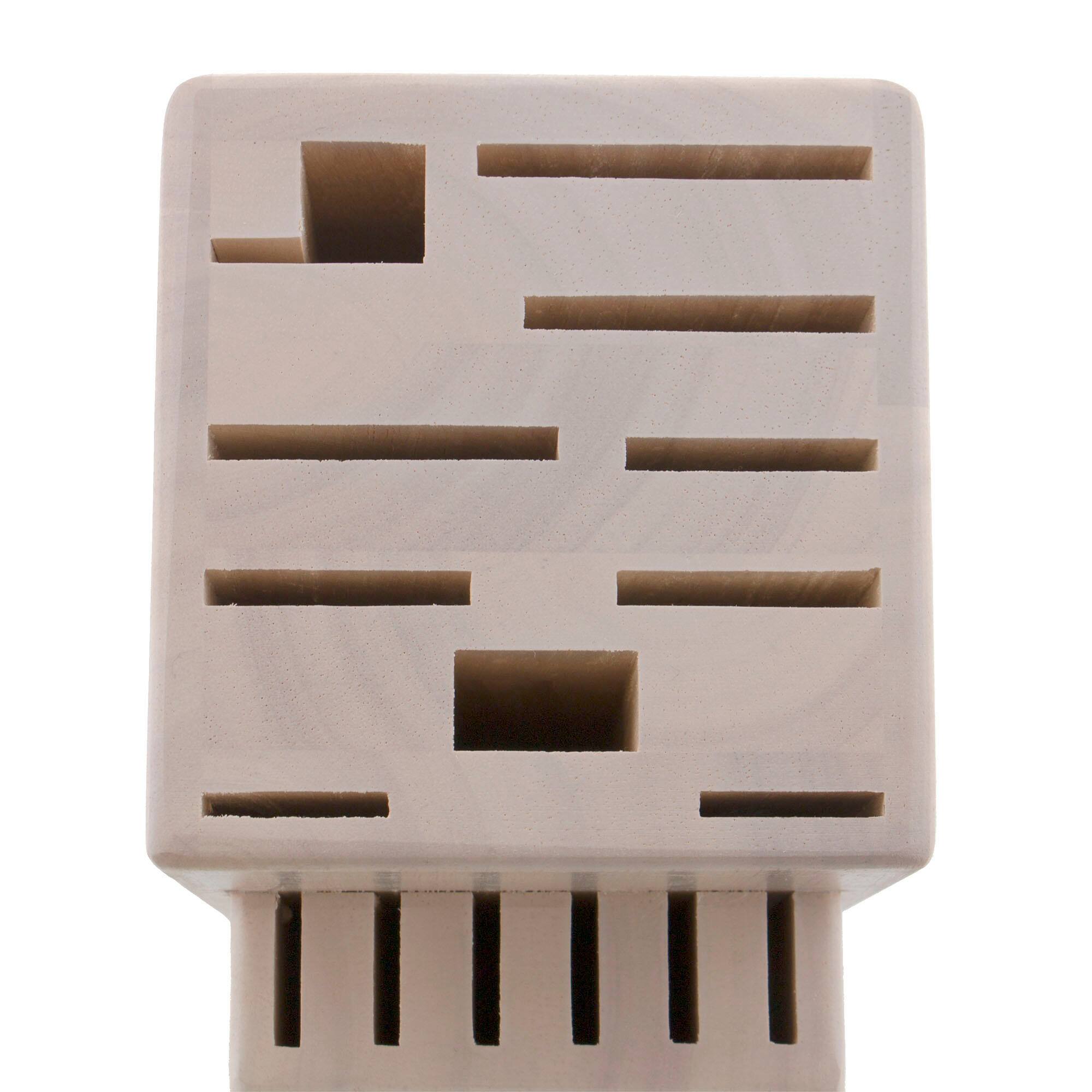 Alt View 1. ZWILLING - ZWILLING Pro 16-slot Knife Block - Solid White - Solid White.