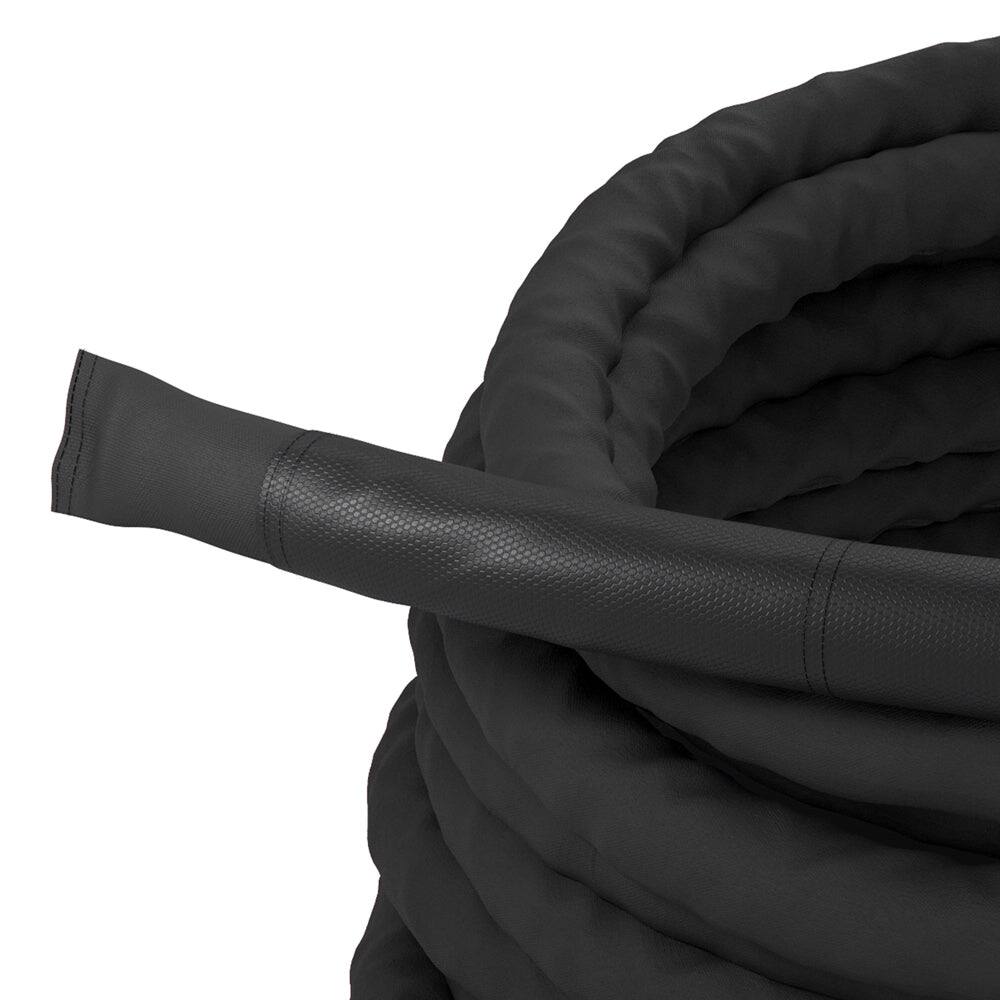 Alt View 4. Power Systems - Power Systems Covered Battle Rope 2" x 30' with Protective Sleeve - Black.