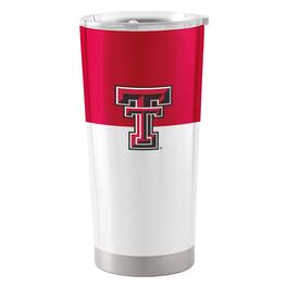 Logo Brands - Texas Tech Red Raiders 20oz. Colorblock Stainless Steel Tumbler - Multicolor