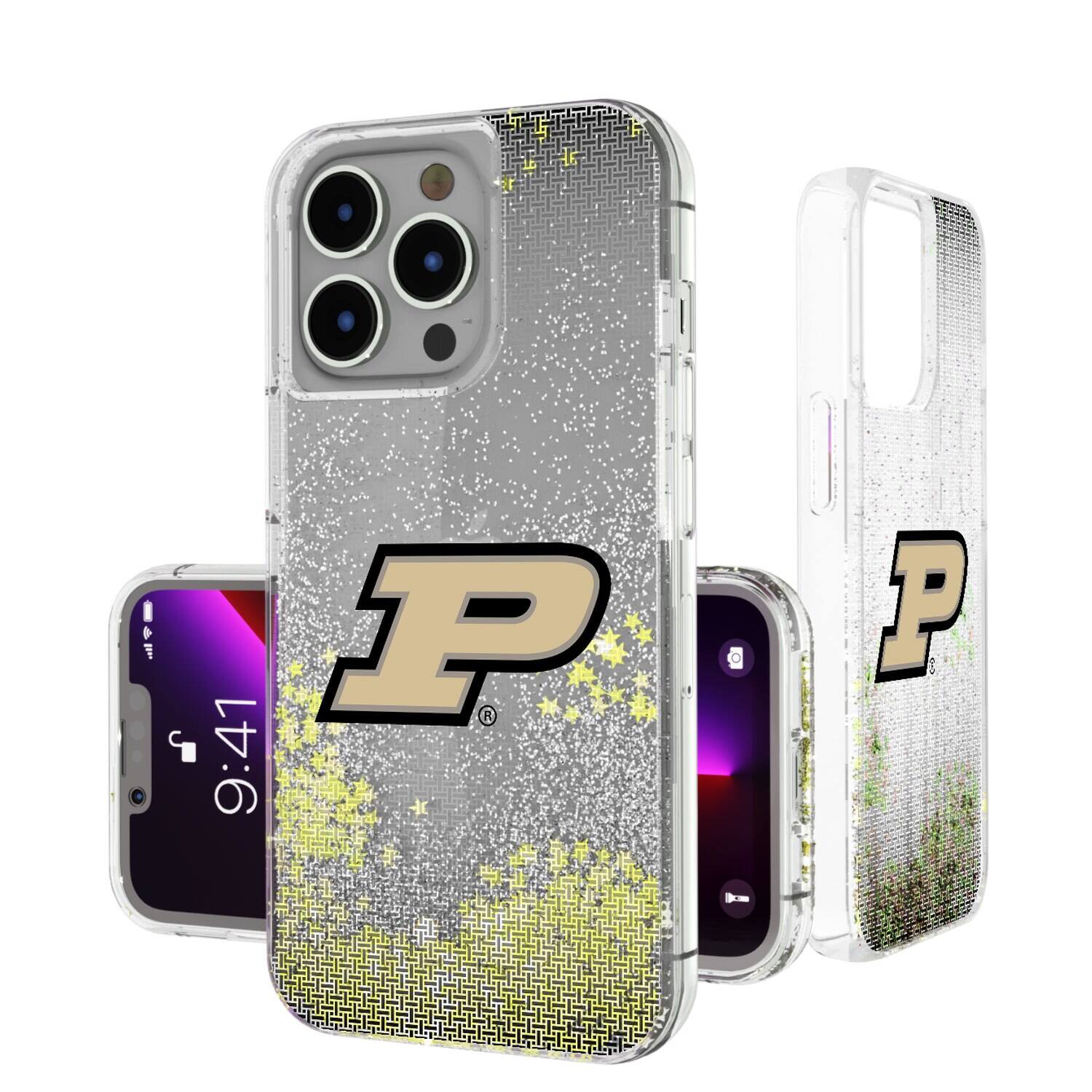 Keyscaper - NCAA - Purdue Boilermakers Linen Logo iPhone Glitter Case - 14 Pro - Multicolor price history on PriceWatchPro