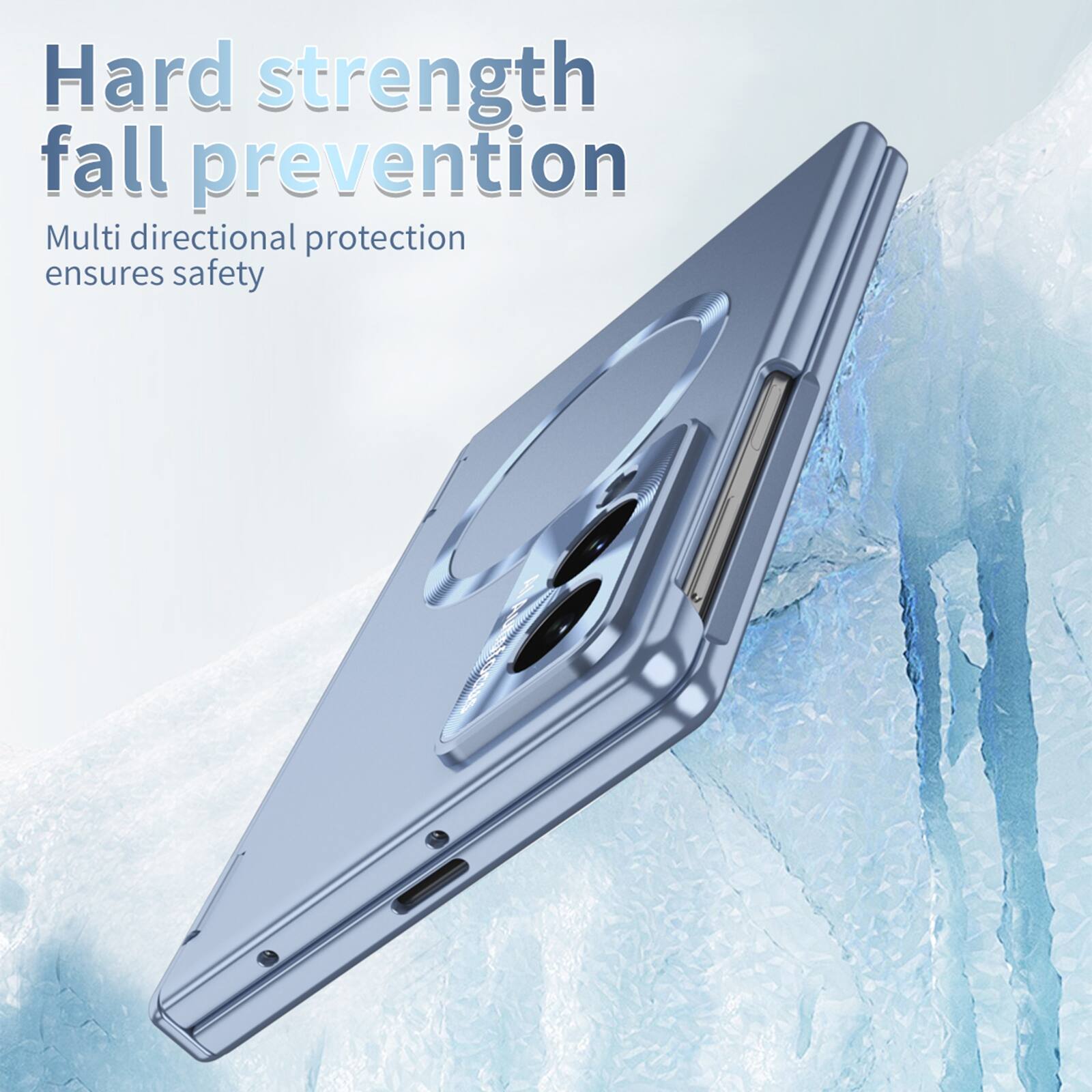 Hard strength fall prevention  
Multi directional protection ensures safety