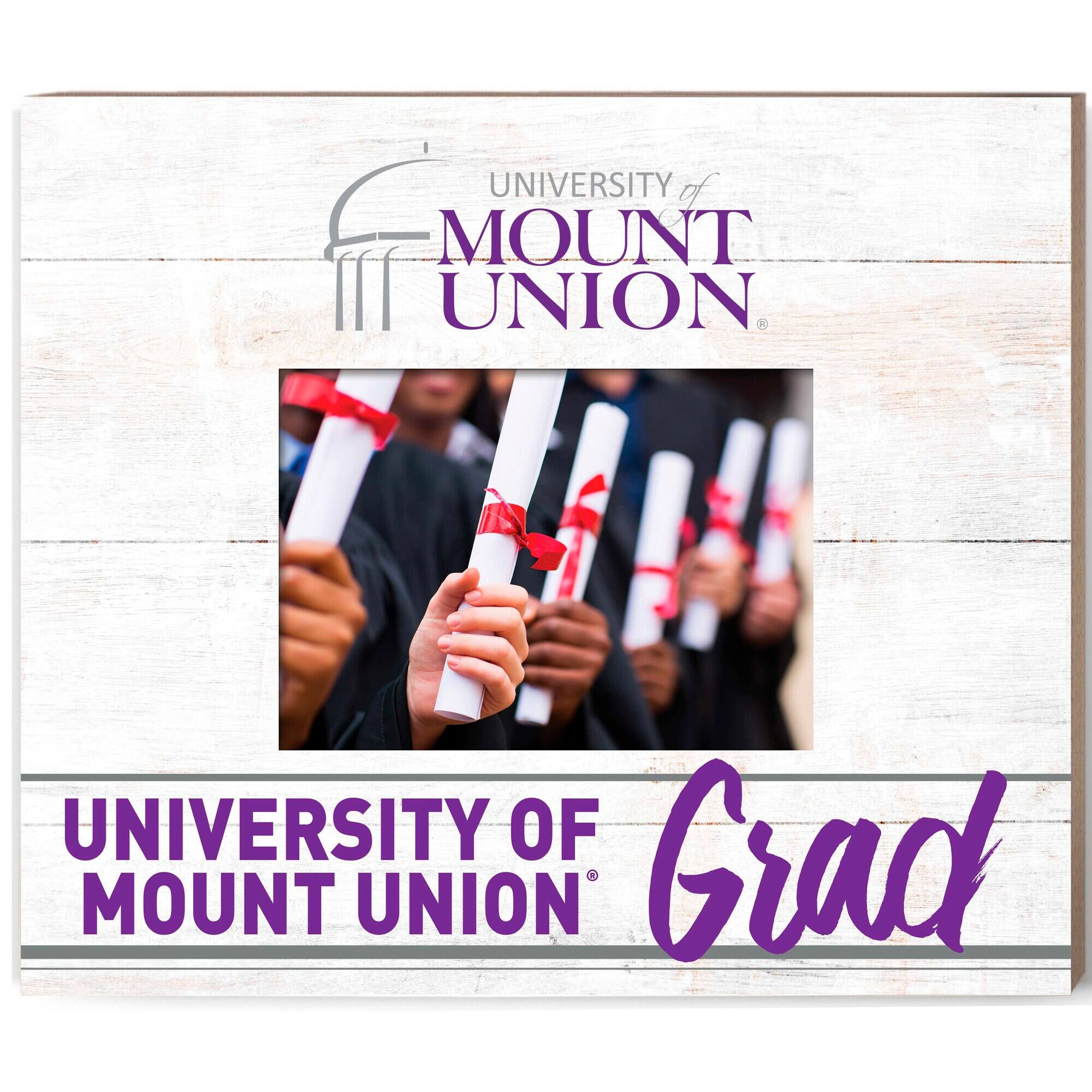 Mount Union Purple Raiders 13.5" x 11.5" Grad Frame