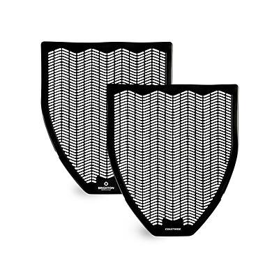 Alt View 1. Coastwide Professional - Urinal Floor Mat, 17.5" x 20.5", 6/Carton - Black.