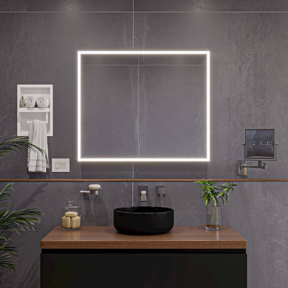 Left. Alfi - ALFI brand White Matte Stainless Steel Recessed Toilet Paper Holder Niche - Silver.