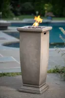 Mr. Bar-B-Q - MGO Fire Pit - Black - Front_Zoom