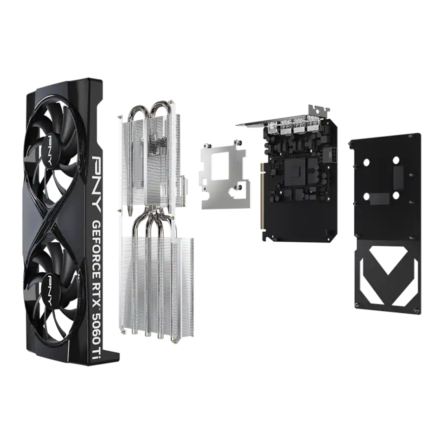 PNY GeForce RTX 5060 Ti Overclocked 16GB GDDR7 PCI Express 5.0 PNY GeForce RTX 5060 Ti Overclocked 16GB GDDR7 PCI Express 5.0