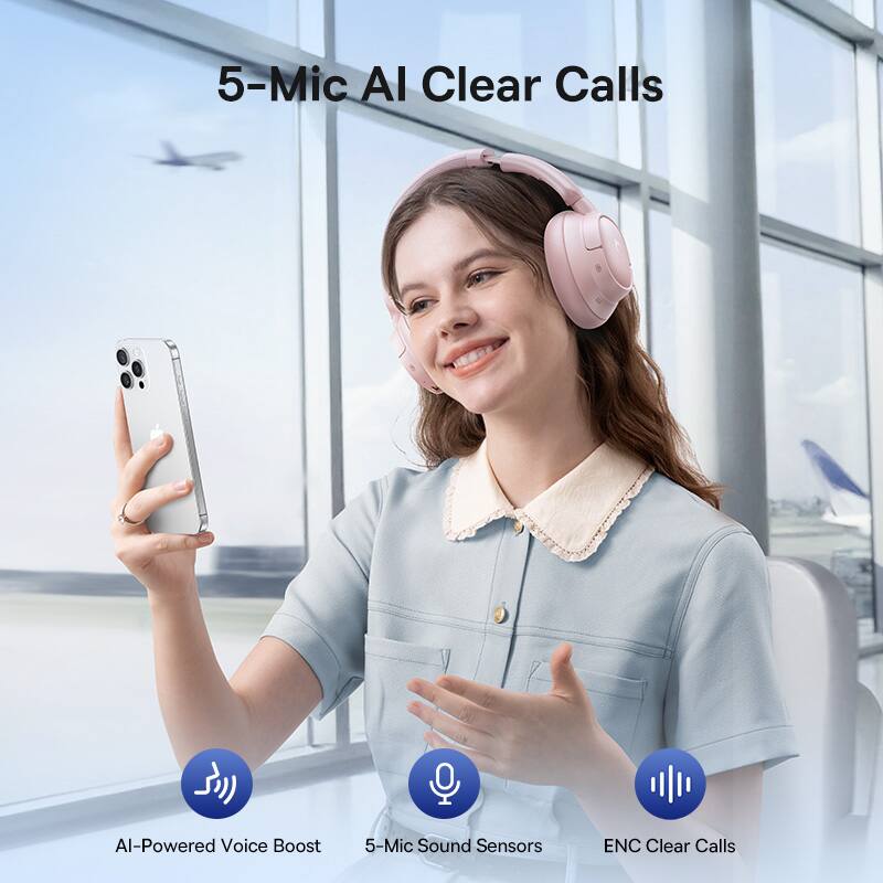 5-Mic AI Clear Calls

- AI-Powered Voice Boost
- 5-Mic Sound Sensors
- ENC Clear Calls