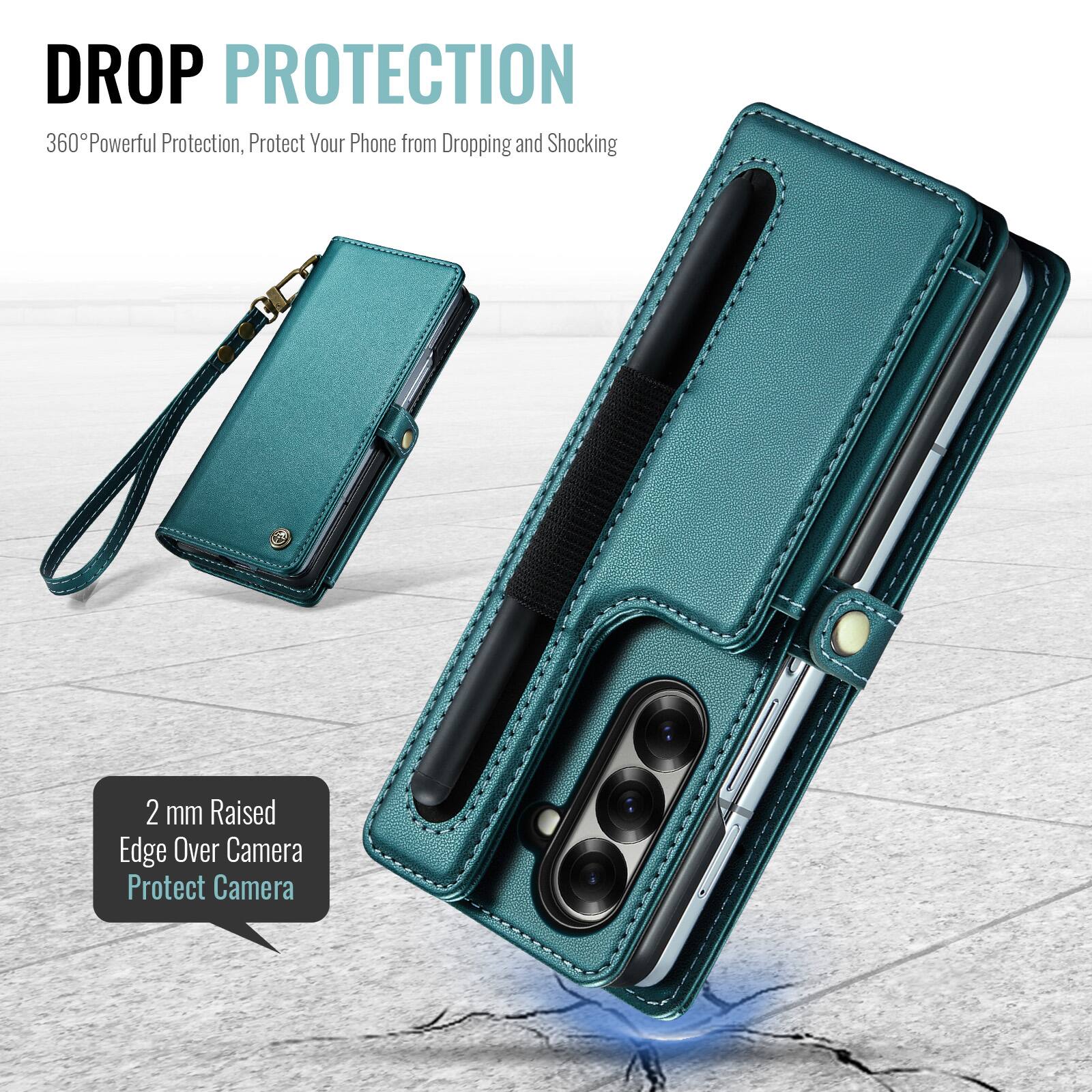 DROP PROTECTION  
360° Powerful Protection, Protect Your Phone from Dropping and Shocking  

2 mm Raised Edge Over Camera Protect Camera