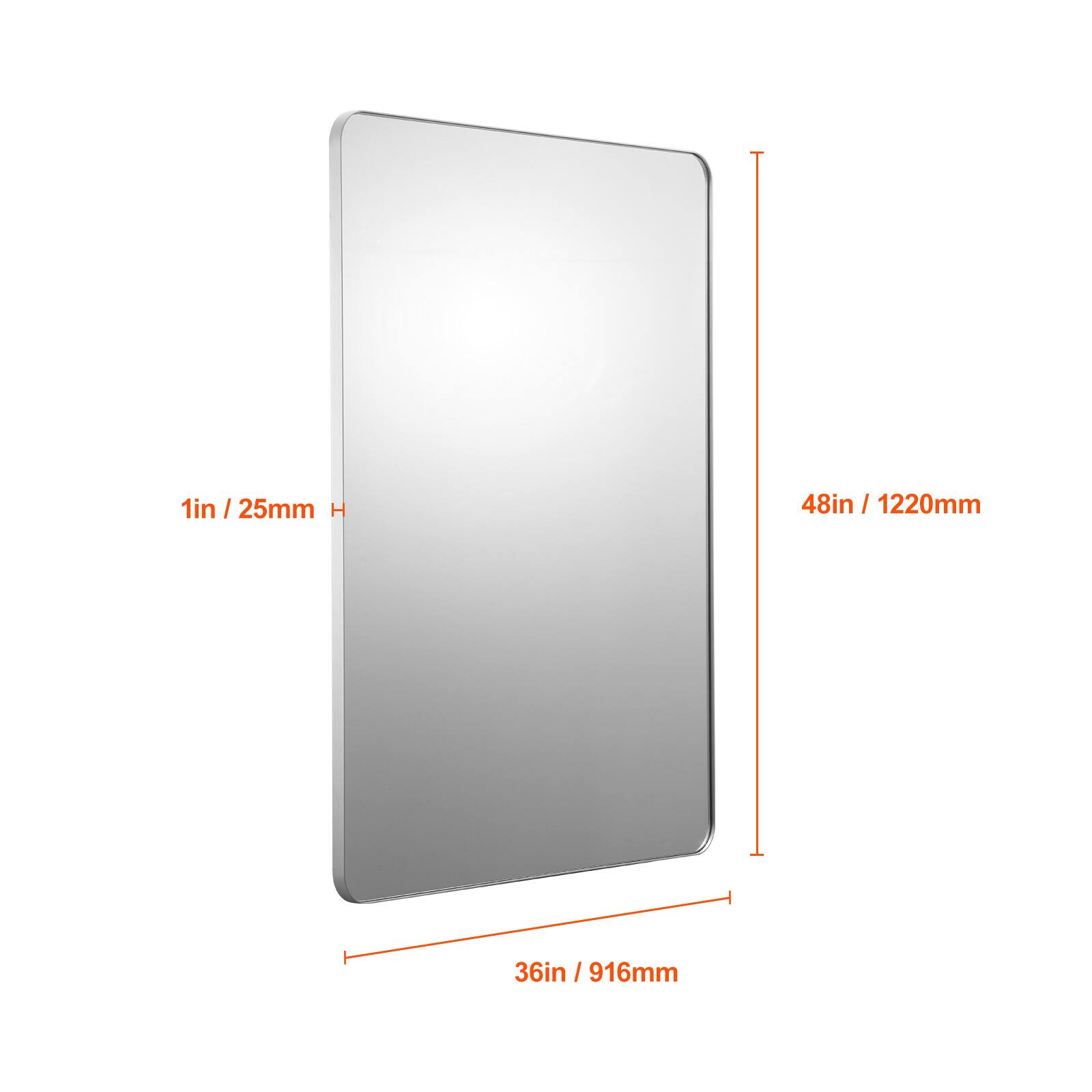 1in / 25mm  
48in / 1220mm  
36in / 916mm