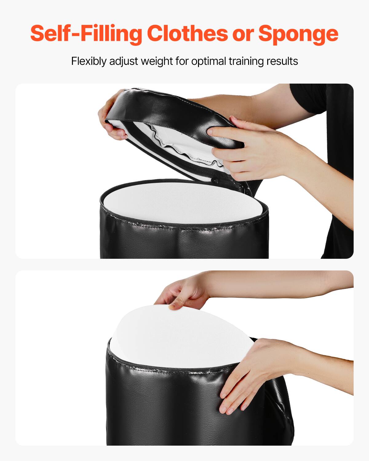 Self-Filling Clothes or Sponge

Flexibly adjust weight for optimal training results